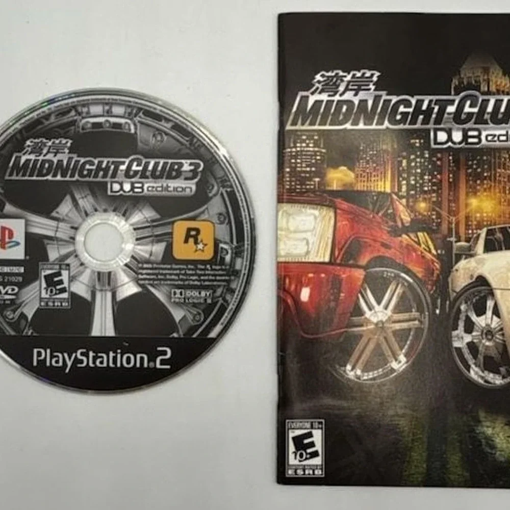Midnight Club 3: DUB Edition for PlayStation 2 (Disc and Manual Only)